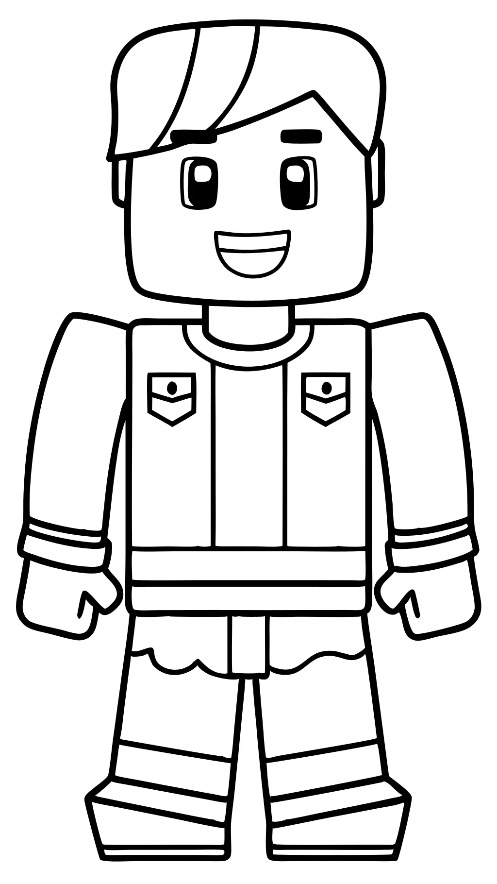 coloring pages of roblox